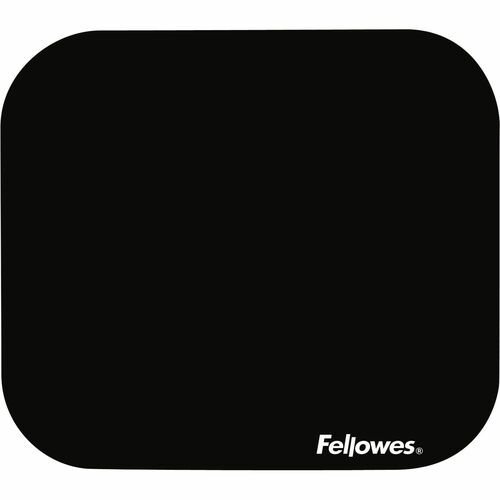 Fellowes FEL58024 Mouse Pad - Black - 0.1" X 9" X 8" Dimension - Black - Polyester - Scratch Resistant