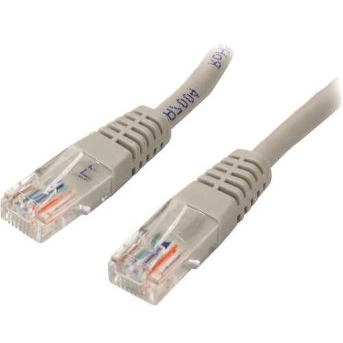 StarTech.com STCM45PATCH25GR 25 ft Gray Molded Cat5e UTP Patch Cable