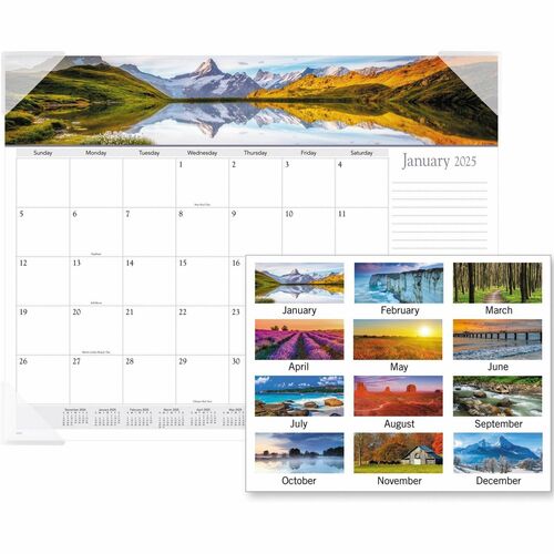 At-A-Glance AAG89802 Panoramic Landscape Desk Pad