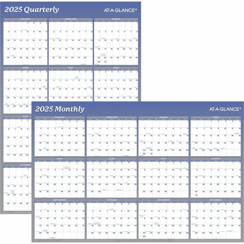 At-A-Glance AAGA1102 Vertical Horizontal Reversible Erasable Wall Calendar