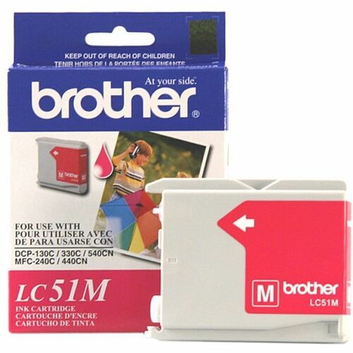 Brother BRTLC51M Innobella LC51M Original Inkjet Ink Cartridge - Magenta - 1 Each