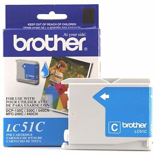 Brother BRTLC51C Innobella LC51C Original Inkjet Ink Cartridge - Cyan - 1 Each