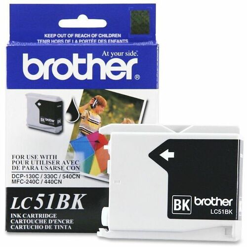 Brother BRTLC51BK Innobella LC51BK Original Inkjet Ink Cartridge - Black - 1 Each