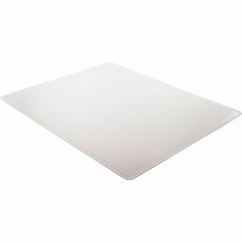 Deflecto DEFCM17243 Beveled Edge Chair Mat - Carpeted Floor - 53" Length X 45" Width X 0.33" Thickness - Vinyl - Clear
