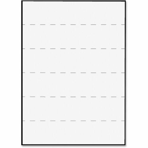 Tabbies TAB59531 Laser Printer Transcription Labels - 8.50" Width X 11" Length - Laser - White - 100 / Box