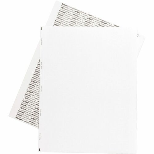 Tabbies TAB59534 Transcription Label - 8.50" Width X 11" Length - Laser - White - 1000 / Box