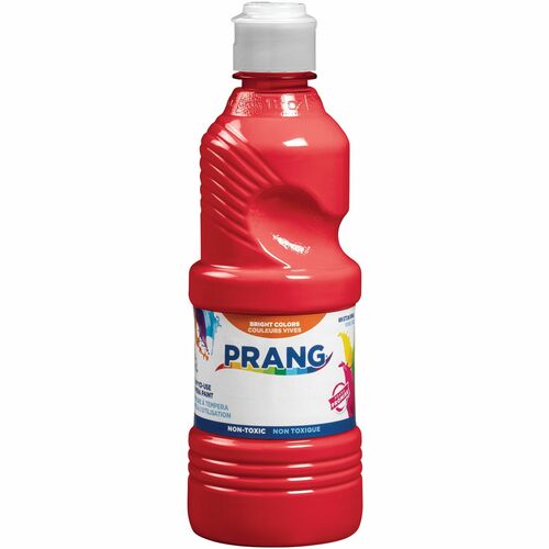 Prang DIX21601 Prang Liquid Tempera Paint - 16 Oz - 1 Each - Red