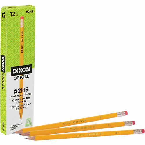 Dixon Industrial DIX12886 Oriole Presharpened Pencil