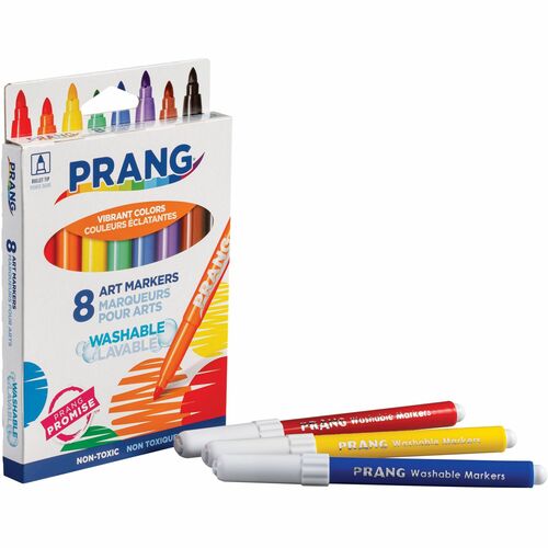 Prang DIX80680 Bullet Tip Washable Master Pack Art Markers