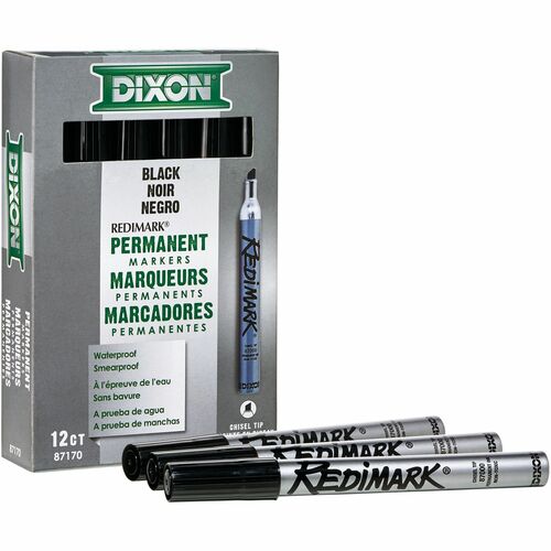 Dixon Industrial DIX87170 RediMark Chisel Tip Permanent Markers