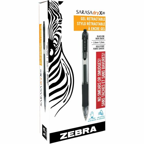 Zebra ZEB46610 SARASA dry X20 Retractable Gel Pen