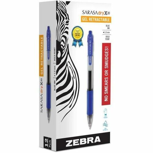 Zebra ZEB46620 SARASA dry X20 Retractable Gel Pen
