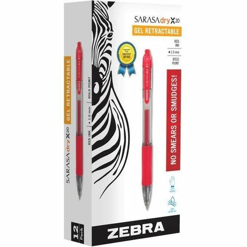 Zebra ZEB46630 SARASA dry X20 Retractable Gel Pen