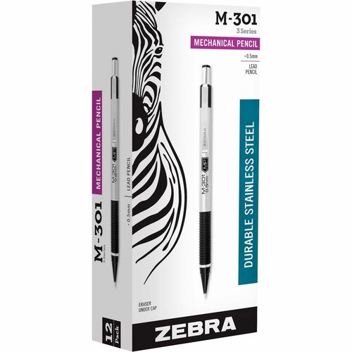 Zebra ZEB54010 STEEL 3 Series M-301 Mechanical Pencil