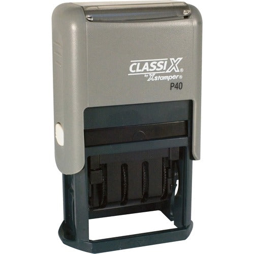 Xstamper XSTP40 Classix Self-Inking Plastic Dater