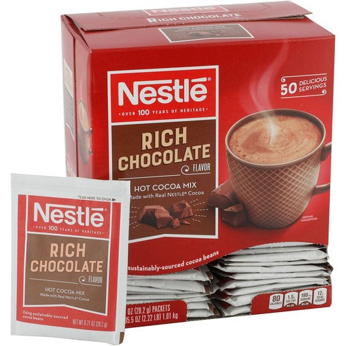 Nestle® NES25485 Rich Chocolate Single-Serve Hot Cocoa Packets