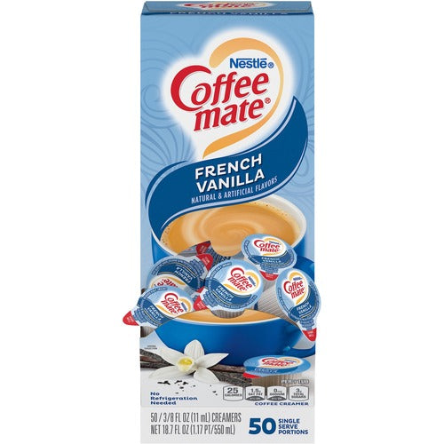 Coffee mate NES35170 French Vanilla Nondairy Liquid Creamer Singles
