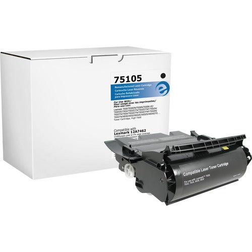Elite Image ELI75105 Remanufactured High Yield Toner Cartridge Alternative For Lexmark T630 (12A7462) - Laser - 21000 Page - 1 Each