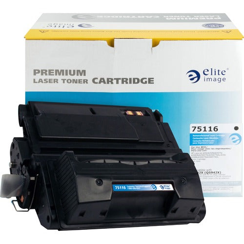Elite Image ELI75116 Remanufactured Toner Cartridge Alternative For Hp 42X (Q5942X) - Laser - 20000 Page - 1 Each