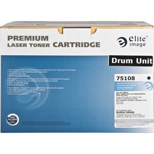 Elite Image ELI75108 Remanufactured Imaging Drum Alternative For Brother Dr400 - 20000 Page - 1 Each