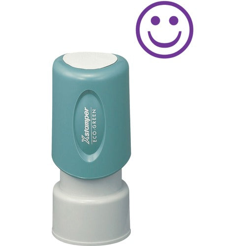 Xstamper XST11420 Pre-Inked Specialty Smiley Face Stamp