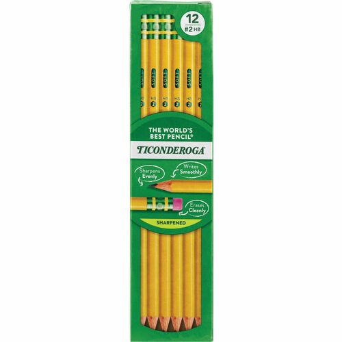 Ticonderoga DIX13806 Pre-Sharpened No. 2 Pencils