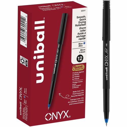 uniball™ UBC60041 Onyx Rollerball Pens