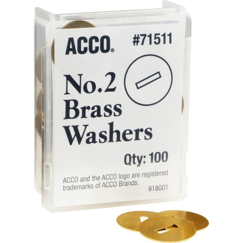ACCO ACC71511 Brass Fastener Washers