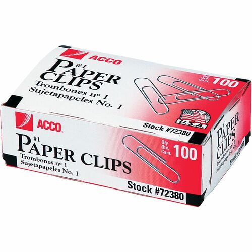 ACCO ACC72380 Premium Paper Clips