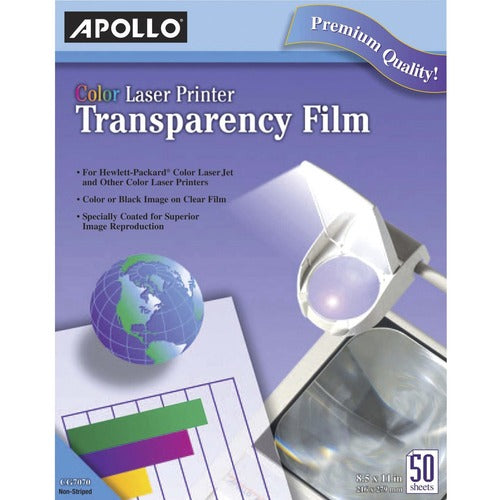 Apollo APOCG7070 Color Laser Printer Transparency Film