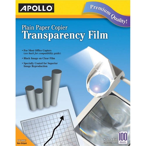 Apollo APOPP100C Plain Paper Copier Transparency Film