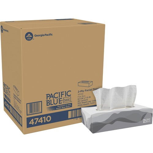 Envision GPC47410 Flat Box Facial Tissue
