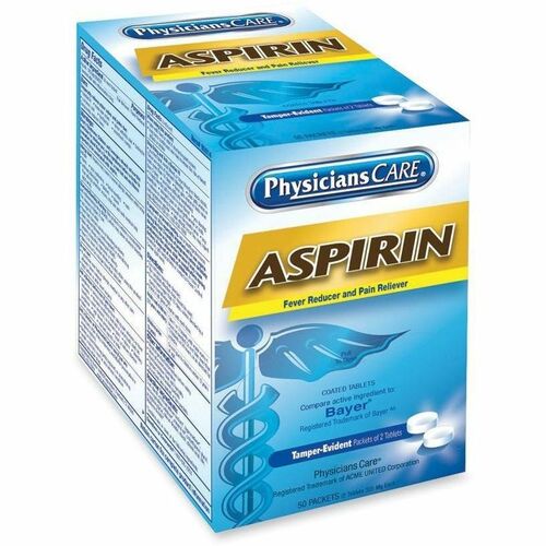 PhysiciansCare ACM90014 Aspirin Tablets