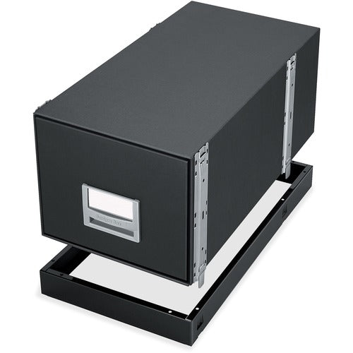 Bankers Box FEL15602 15602 Floor Mount For Storage Box - Metal - Black