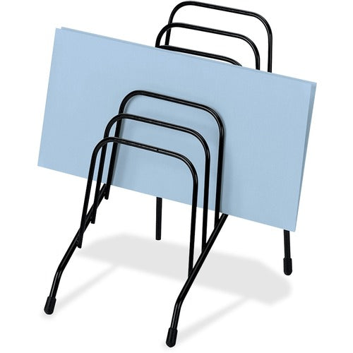 Fellowes FEL72613 Wire Step File Jr. - 6 Compartment(S) - 7.8" Height X 4.4" Width X 6.5" Depth - Desktop - Black - Steel - 1Each