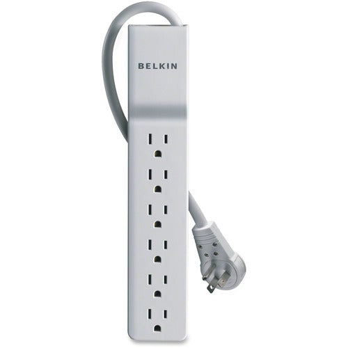 Belkin BLKBE10600008R 6 Outlet Home/Office Surge Protector rotating plug 8' cord