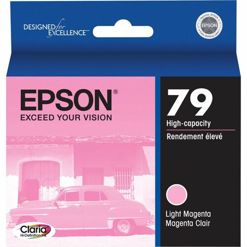 Epson EPST079620 Epson High-Capacity Light Magenta Ink Cartridge - Inkjet - 1 Each