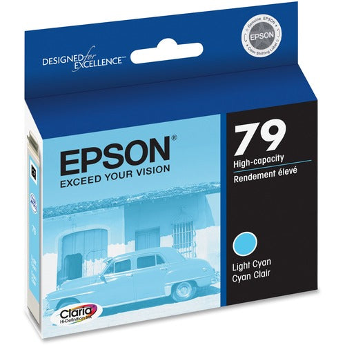 Epson EPST079520 Epson 79 High-Capacity Light Cyan Ink Cartridge - Inkjet - 1 Each