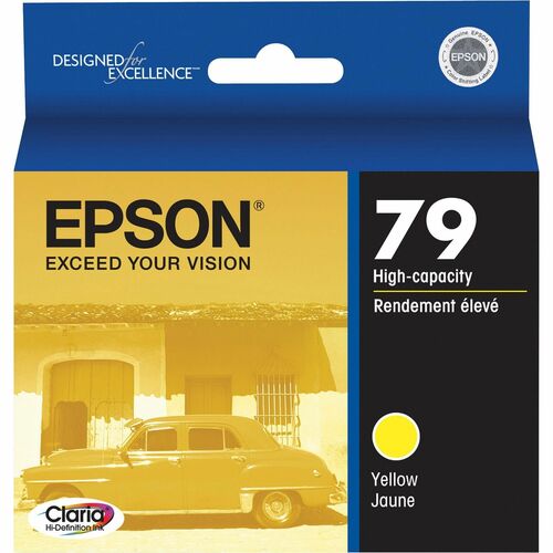 Epson EPST079420 Epson 79 High-Capacity Yellow Ink Cartridge - Inkjet - 1 Each