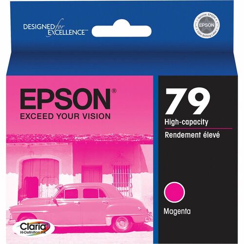 Epson EPST079320 Epson 79 High-Capacity Magenta Ink Cartridge - Inkjet - 1 Each