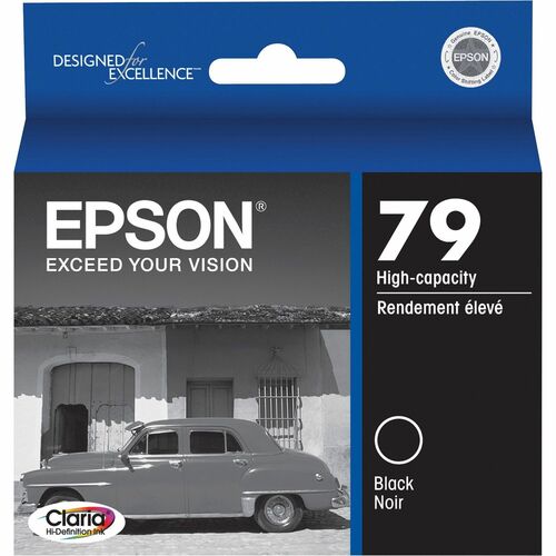 Epson EPST079120 Epson 79 High-Capacity Black Ink Cartridge - Inkjet - 1 Each