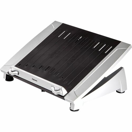 Fellowes FEL8036701 Office Suites Notebook Stand - Up To 17" Screen Support - 10 Lb Load Capacity - 6.5" Height X 15.1" Width X 11.4" Depth - Silver, Black