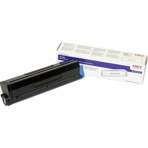 Oki OKI43502001 Type 9 Black Toner Cartridge - Led - 7000 Page - 1 Each