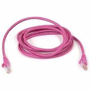 Belkin BLKA3L98001PNKS RJ45 Category 6 Snagless Patch Cable