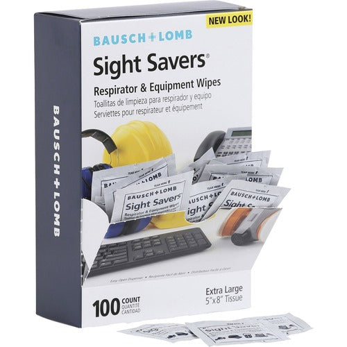 Bausch + Lomb BAL8595 Sight Savers XL Equipment Wipes