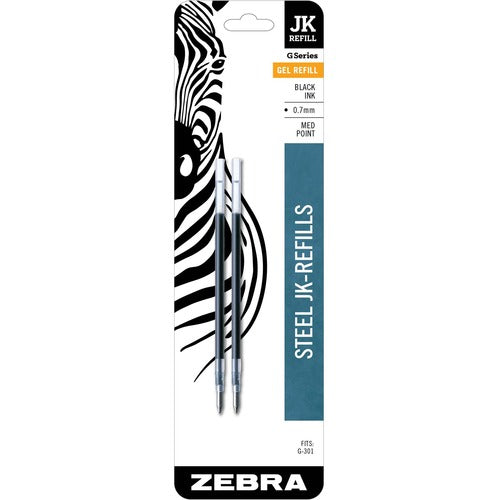 Zebra Pen ZEB88112 G-301 JK Gel Stainless Steel Pen Refill