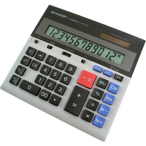 Sharp Calculators SHRQS2130 QS-2130 12-Digit Commercial Desktop Calculator