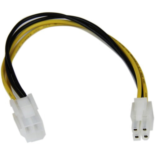 StarTech.com STCATXP4EXT 8in ATX12V 4 Pin P4 CPU Power Extension Cable