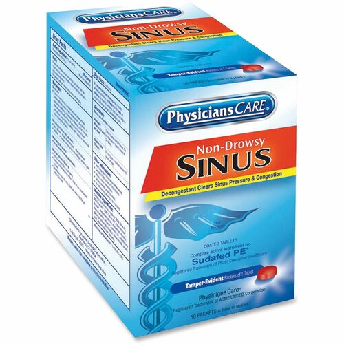 PhysiciansCare ACM90087 Sinus Medicine Packets