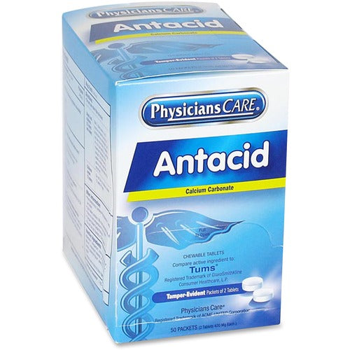 PhysiciansCare ACM90089 Antacid Medication Tablets
